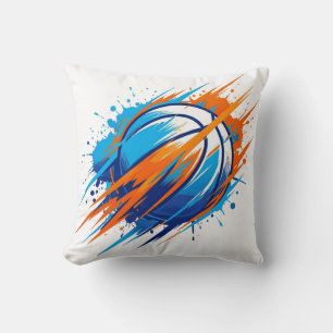 Almofada Presente de Basquete para Pai Fã de Esportes Azul 