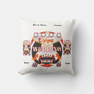 Almofada Presente de Casamento de Las Vegas