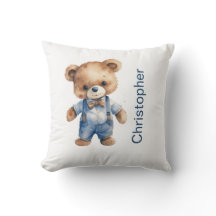 Presente de Chá de Bebê Menino Urso de Pelúcia Ber