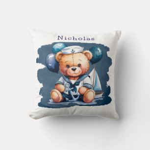 Almofada Presente de Chá de fraldas de Delight Boy do Urso
