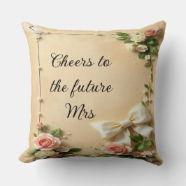 Almofada Presente de Chá de panela Perfeito Floral Elegante