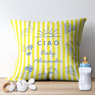 Almofada Presente de Chuveiro de Bebê Temático Italiano Fof