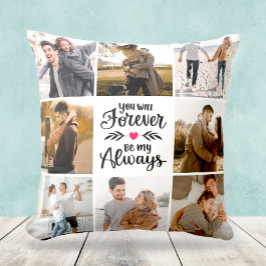 Almofada Presente de Colagem de Fotos Moderna Elegante