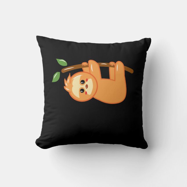 Almofada Presente de Costa Rica da preguiça de Pura Vida (Frente)