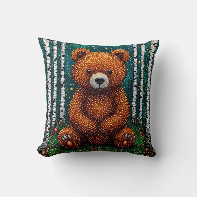 Almofada 🧸 Presente de Decoração de Quarto de Crianças Urs (Frente)