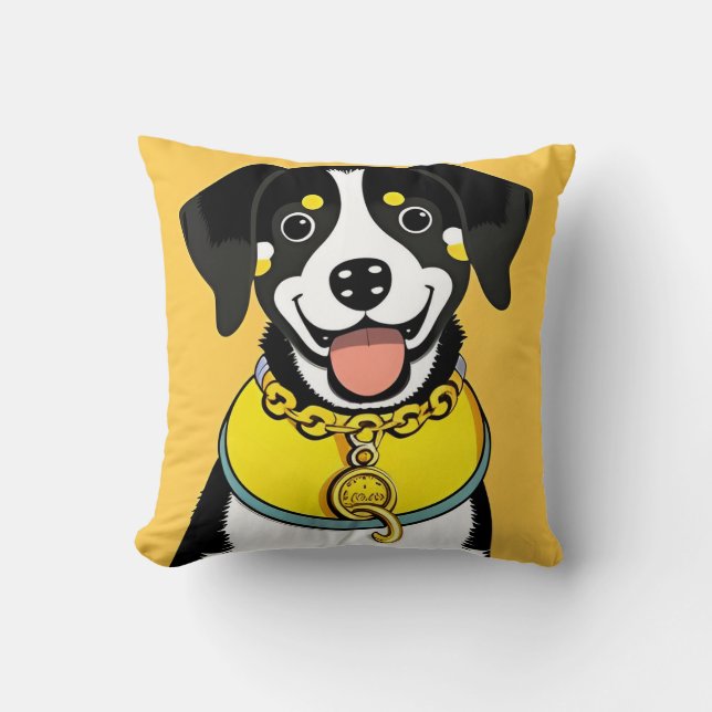 Almofada Presente de Decoração para Casa de Amante de Anima (Frente)