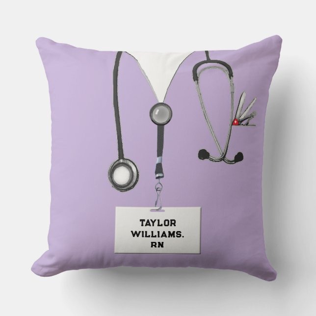 Almofada Presente de Enfermeira Criativa (Frente)