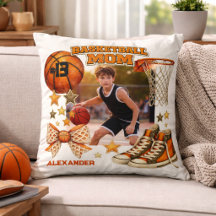 Presente de Foto da Mãe de Basquete Grunge Vintage