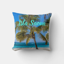 Almofada Presente de Isla Saona Beach Domenican Republic