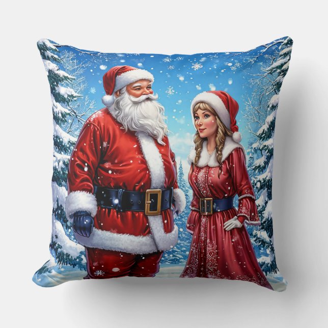 Almofada 🎅Presente de Natal para Casal Aconchegante 🎄 (Frente)