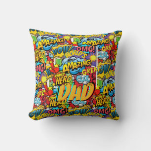 Almofada Presente de PAI com marca personalizada - Nome div