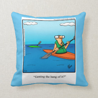 Almofada Presente de Travesseiro Humor de Kayaking