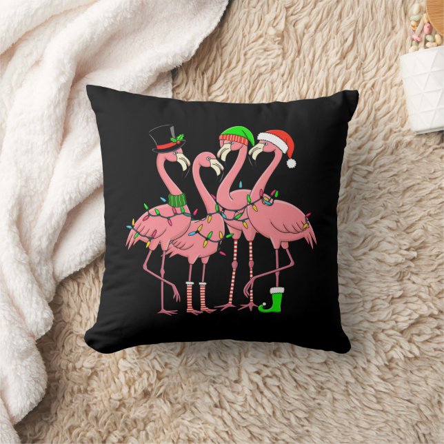 Almofada Presente Divertido de Natal de Flamingo para Amant (Cobertor)