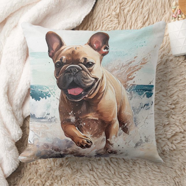 Almofada Presente do Bulldog Francês Frenchie (Cobertor)