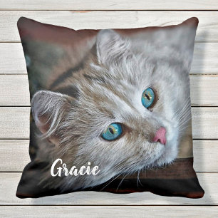 Almofada Presente do Cat Lover - Gato Personalizado de Manu