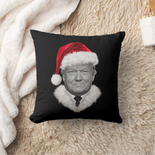 Almofada Presente do chapéu engraçado de Natal de Donald Tr