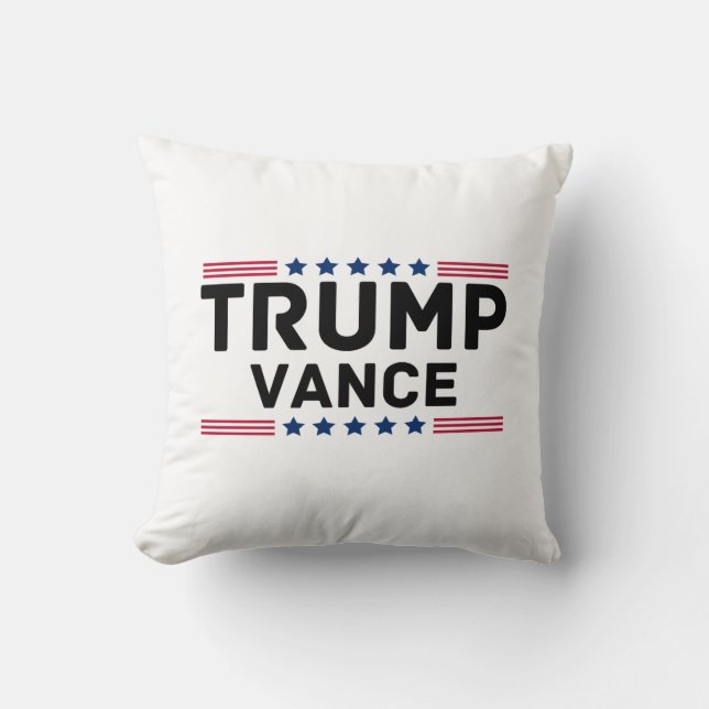 Almofada Presente eleitoral do Trump Vance 2024 Trump Suppo (Frente)