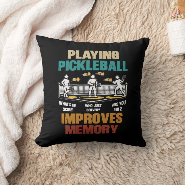 Almofada Presente Engraçado de Pickleball para Melhorar a M (Cobertor)