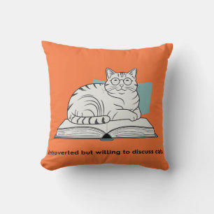 Almofada Presente Engraçado do Gato
