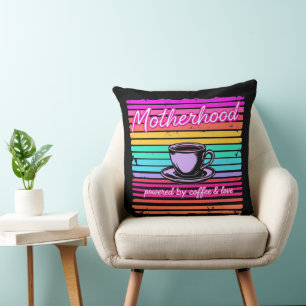 Almofada Presente Engraçado para Mães Cafeteiras Dia das