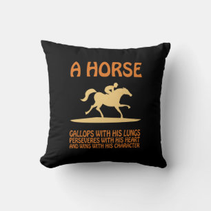 Almofada Presente Equestre Galoços de cavalos