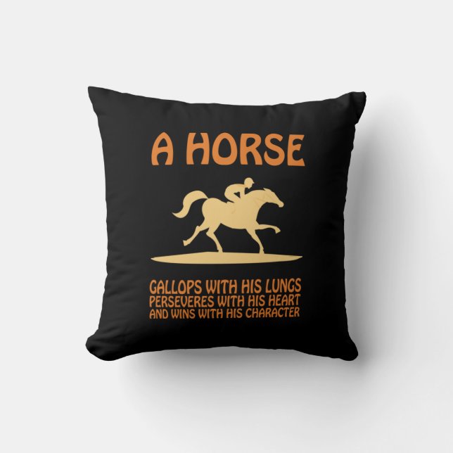 Almofada Presente Equestre | Galoços de cavalos (Frente)