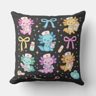Almofada Presente Kawaii Fofo Enfermeira Axolote para Enfer