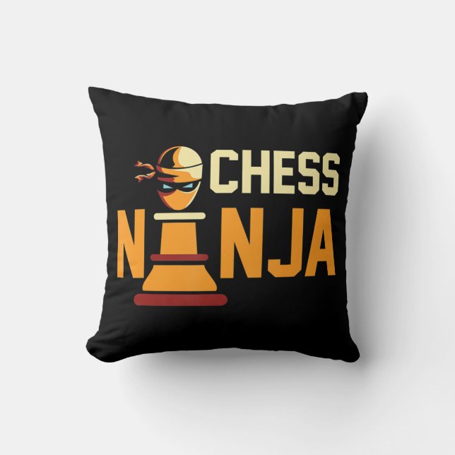 Almofada Presente legal Chess Ninja Chess (Frente)