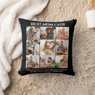 Almofada Presente Para A Melhor Colagem De Fotos Da Família