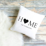 Almofada Presente Personalizado da Família Doméstica Mínima<br><div class="desc">Bem-vindos à nossa coleção da Família Mínima Moderna em Zazzle - o destino perfeito para presentes personalizados que elevam a sua casa e celebram laços familiares. Nossa seleção cuidadosamente organizada de produtos combina perfeitamente o design contemporâneo com o calor da família, criando um toque único e na moda para seus...</div>