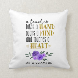 Almofada Presente Personalizado de Apreciação do Professor 