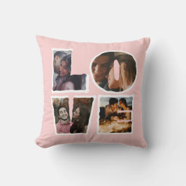 Almofada Presente Personalizado de Colagem de Fotos de AMOR