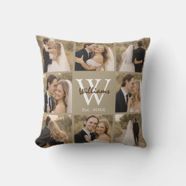 Almofada Presente Personalizado de Família de Casamento com