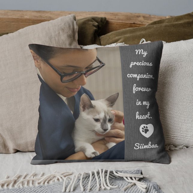 Almofada Presente Personalizado de Foto de Animal de Estima (Criador carregado)