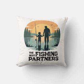 Almofada Presente Personalizado de Pesca para Pai e Filho