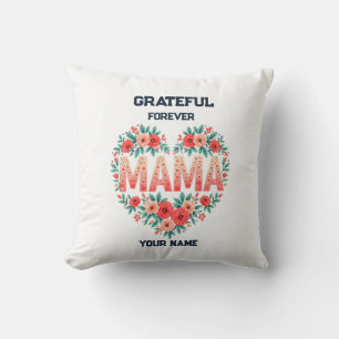 Almofada Presente Personalizado para a Mamãe   Design com N