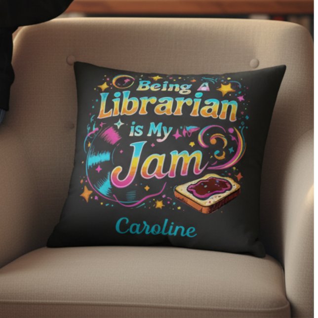 Almofada Presente Personalizado para Bibliotecário (Criador carregado)