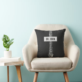 Almofada Presente personalizado para Chiropractor, Spine Do