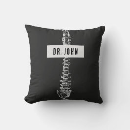 Almofada Presente personalizado para Chiropractor, Spine Do