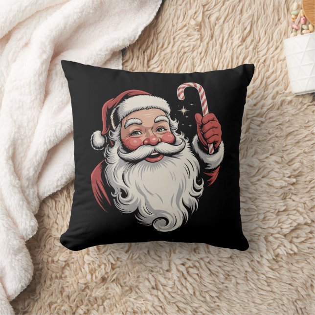 Almofada Presente Retro Natal Vintage Papai Noel (Cobertor)