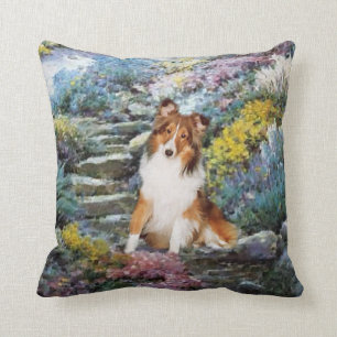 Almofada Presentes da arte de Sheltie do Sheepdog de