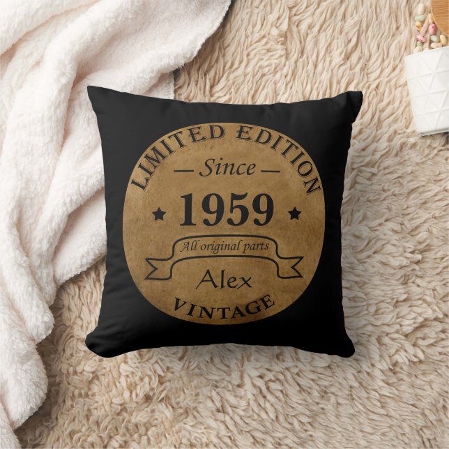 Almofada Presentes de 65 anos personalizados (Cobertor)