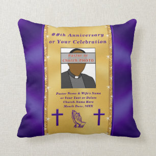 Almofada Presentes de Aniversário Personalizado de Pastor