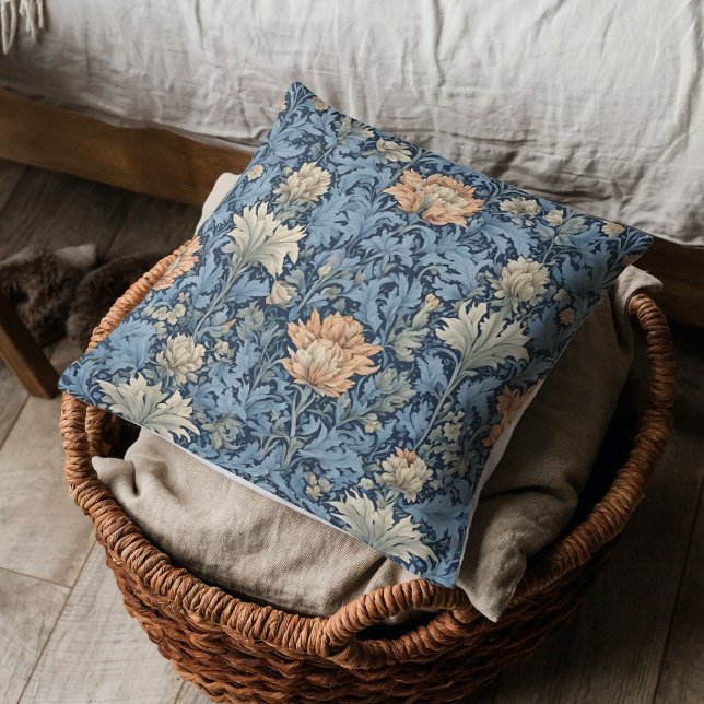 Almofada Presentes de aposentadoria de flores de retrô grac (Graceful Retro Flowers Retirement Gifts for Mom)