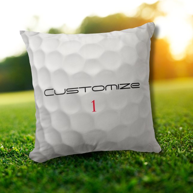 Almofada Presentes de Bolas de Golfe Personalizadas Série S (Criador carregado)