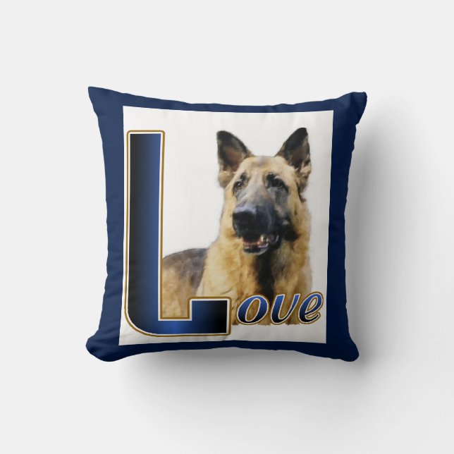 Almofada Presentes de german shepherd (Frente)