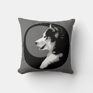 Almofada Presentes de Malamute Siberianos Travesseiros rouc