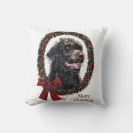 Almofada Presentes de Natal Labradoodle