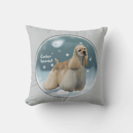 Almofada Presentes de Natal para Cocker Spaniel