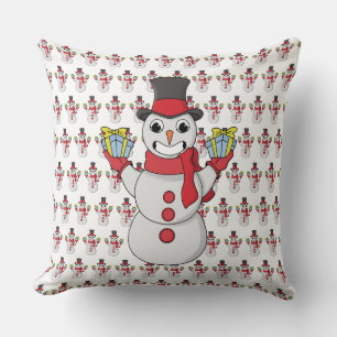 Almofada Presentes de Snowman